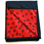 Waterproof dog throw for incontinent dog